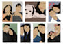 draw couple portrait illustration