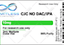 design supplement label, product label, peptide label and 3d mockup