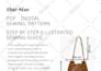 make pattern digital or manual all kind of bag for your project
