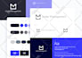 design custom business logo with complete brand style guide brand book