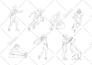 draw instruction manual, step by step for your product