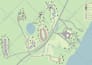 draw rv park map and campground map in vector illustrator