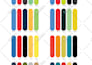 give 24 beautiful color palette for your brand identity