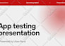 do QA and user testing and review you app ,website etc
