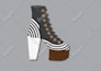 design custom shoe sketch and shoe tech pack