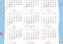 create brand calendar design for new year