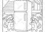 create cute line art drawing for bold and easy coloring book pages