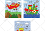 create color by number coloring pages for kids