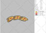 do embroidery digitizing logo into dst pes files in 1 hour