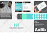 do custom minimalist logo design and full brand identity kit