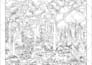 draw hidden object page for adults and kids