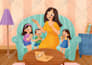 create a beatiful and unique children book illustration
