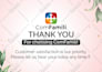 design amazon thank you card, product insert, package insert