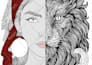 create a dark fantasy or art nouveau illustration for your book or story