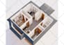 do architectural and interior design 2d 3d floor plan kitchen bath bed render