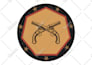 design round badge logo, stamp, patch, label, sticker