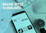 design modern brand identity guidelines  or brand style guide