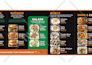 design restaurant storefront window graphics and wall vinyl stickers