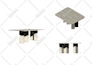 draft your furniture designs to 3d and 2d technical drawings