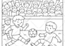 draw bold and easy coloring book cover for amazon KDP