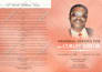 design  memorial, obituary, tribute or funeral program book