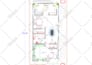 design architectural floor plan in 2d autocad