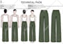 make your professional fashion tech pack for production