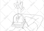 do a line drawing from a picture