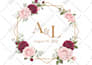design wedding dancing floor or gobo light logo monogram