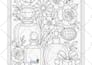 draw line drawing for coloring pages book on any subject