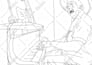 trace your photo into a coloring book page