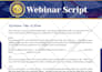 be your webinar consultant