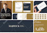 do custom minimalist logo design and full brand identity kit