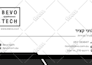 do professional custom business card design in modern style