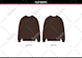 create flat sketch and technical drawing of clothing