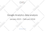 do website data analysis in google analytics