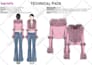 make your professional fashion tech pack for production