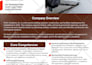 write and design government capability statement, business capability statement