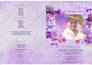 design modern obituary, funeral program in 1hr