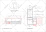 draft kitchen pantry cupboard drawing in autocad