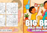draw cozy bold and easy coloring book illustrations for KDP