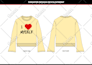 create flat sketch and technical drawing of clothing