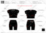 create a clothing tech pack and flat sketch for manufacturing