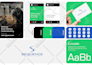 do custom minimalist logo design and full brand identity kit