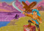make unique illustration based on folk art or mythology for you