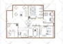draw an architectural 2d floor plan, home plan, house plan, autocad 2d drawings