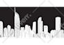 draw landscape silhouette city skyline city silhouette