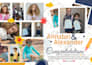 create a yearbook ad photocollage printable with unique editorial style