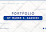 create a creative, professional, and modern portfolio PPT presentation