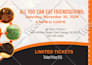 do flyer matching ticket, event ticket, invitation in 6hrs